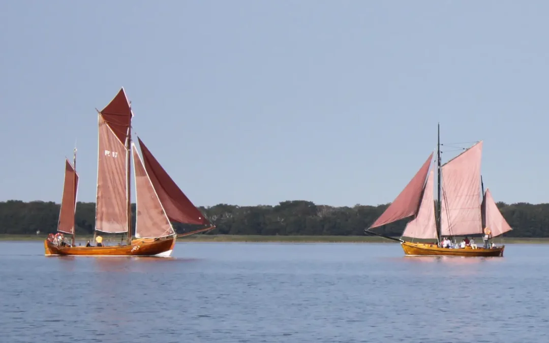 Zeesbootfahrt auf dem Saaler Bodden